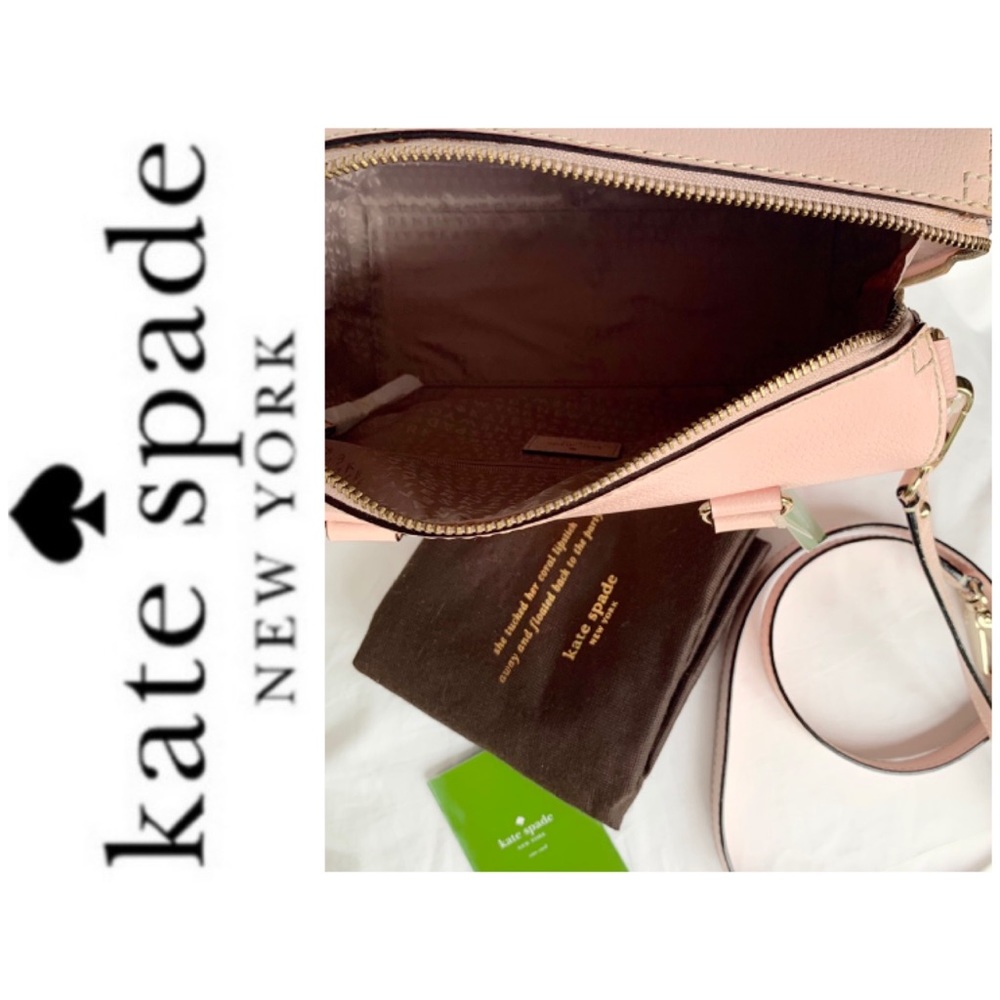 NWT Kate Spade leather satchel ballet pink - Picture 6 of 7